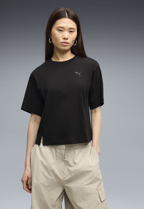 PUMA HER RELAXED T-SHIRT - Basic T-shirt - black — photo 2
