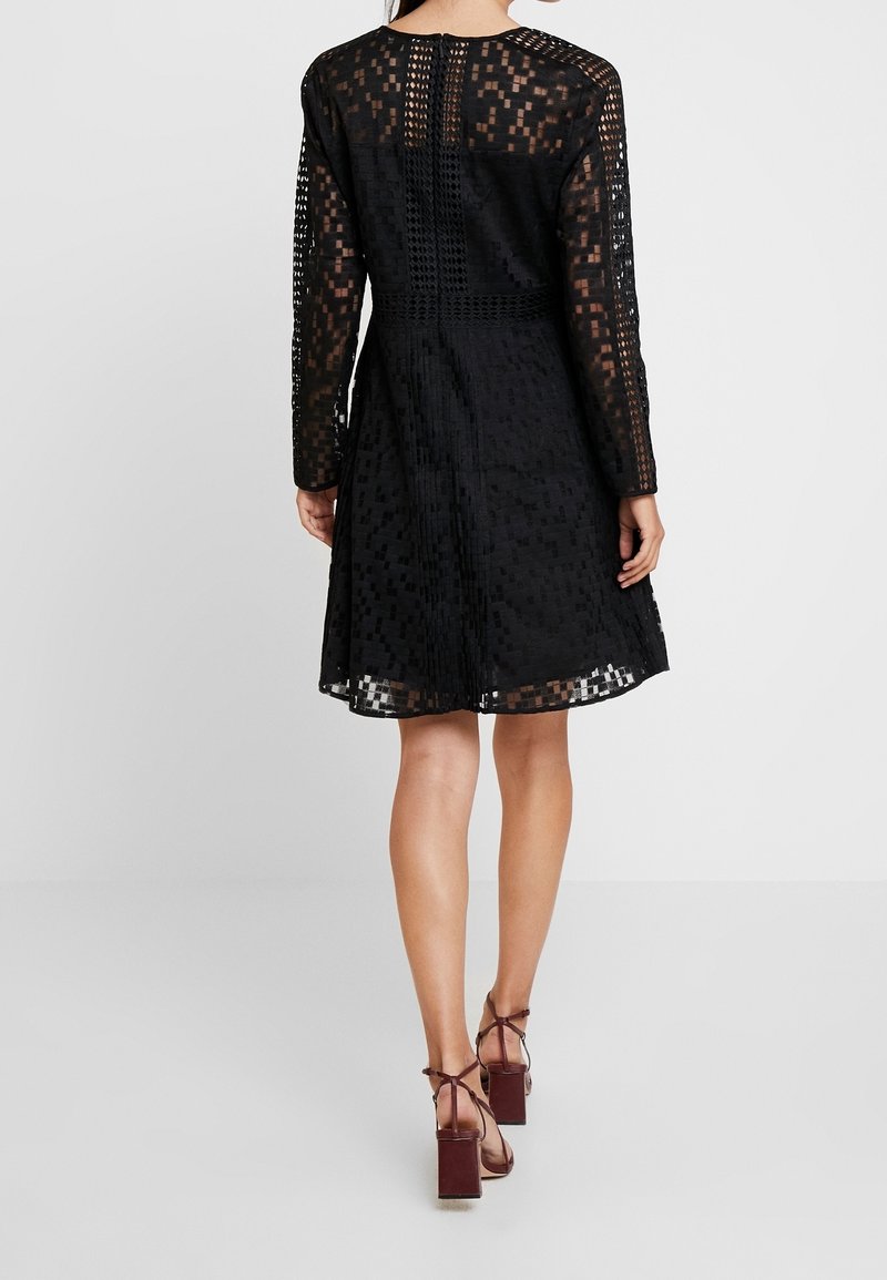 abi lace trim draped midi dress AllSaints- Abi Lace Trim Draped Midi Dress – dstore Egypt main image 0