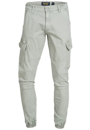 INDICODE JEANS AUGUST - Cargohose - light grey