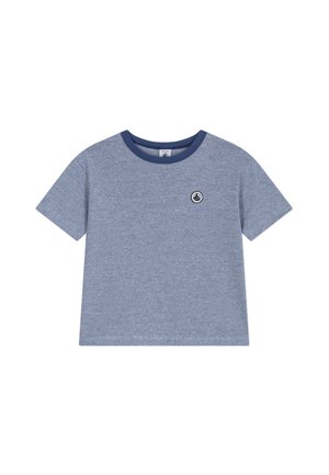 KURZÄRMELIGES KINDER  AUS MIT STREIFEN - T-shirt basic - crepuscule marshmallow