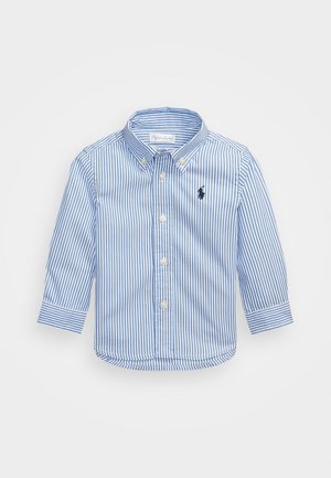 STRIPED COTTON OXFORD SHIRT - Vapaa-ajan kauluspaita - blue/white