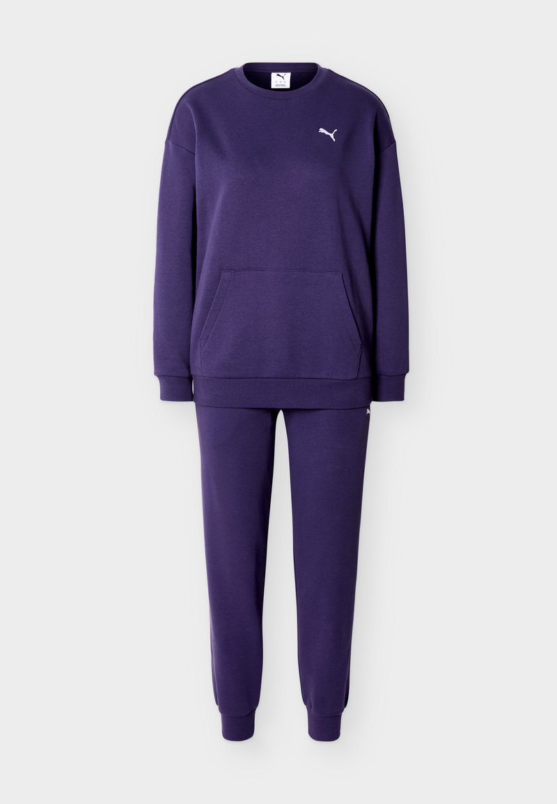 Puma RELAXED SUIT - Tracksuit - deep plum/dark purple - Zalando.ie