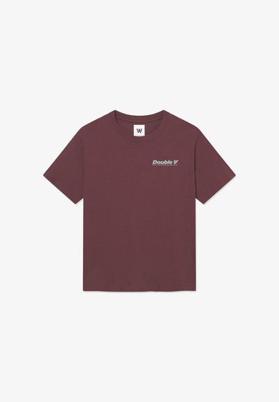 WOOD WOOD WWLIAM AANEUE - T-shirt imprimé - decadent chocolate