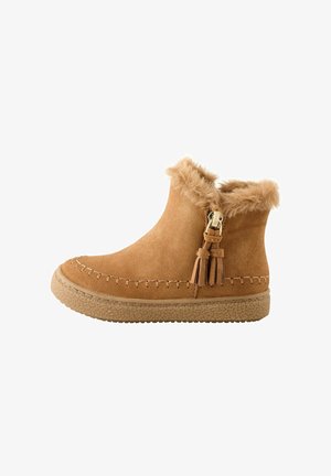 Next, REGULAR FIT -LINED ZIP - Chaussures premiers pas - tan brown