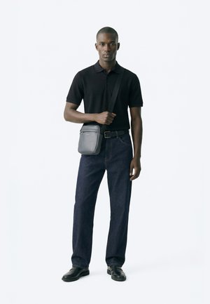 Calvin Klein RAISED REPORTER - Cross body bag - iron gate