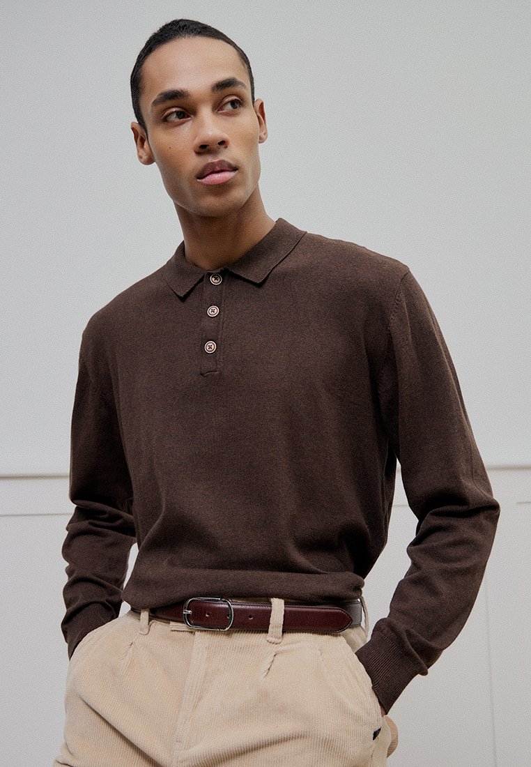 INDICODE JEANS Poloshirt bruin
