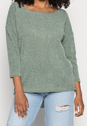 Striktrøje - green
