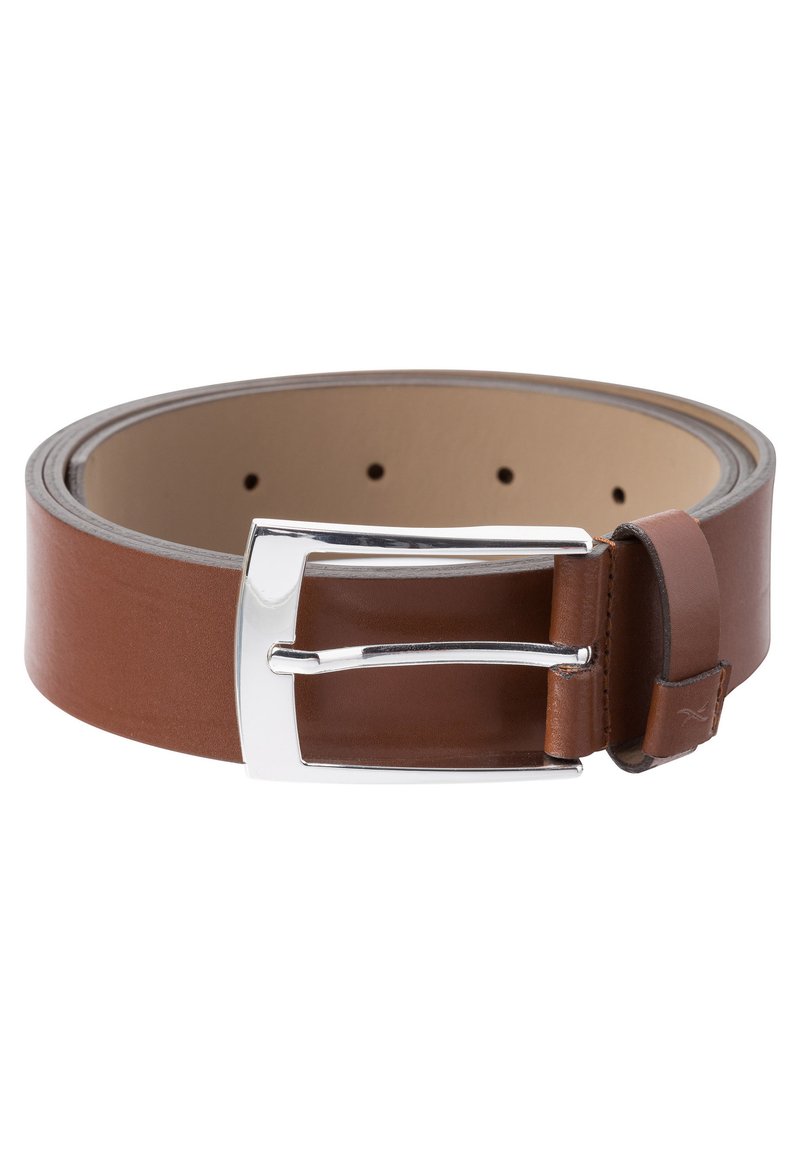 BRAX STYLE HERRENGÜRTEL - Bælter - cognac