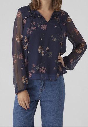 Blouse - dark blue