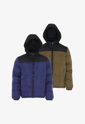 Mo, 2-PACK - Winterjacke - khaki königsblau