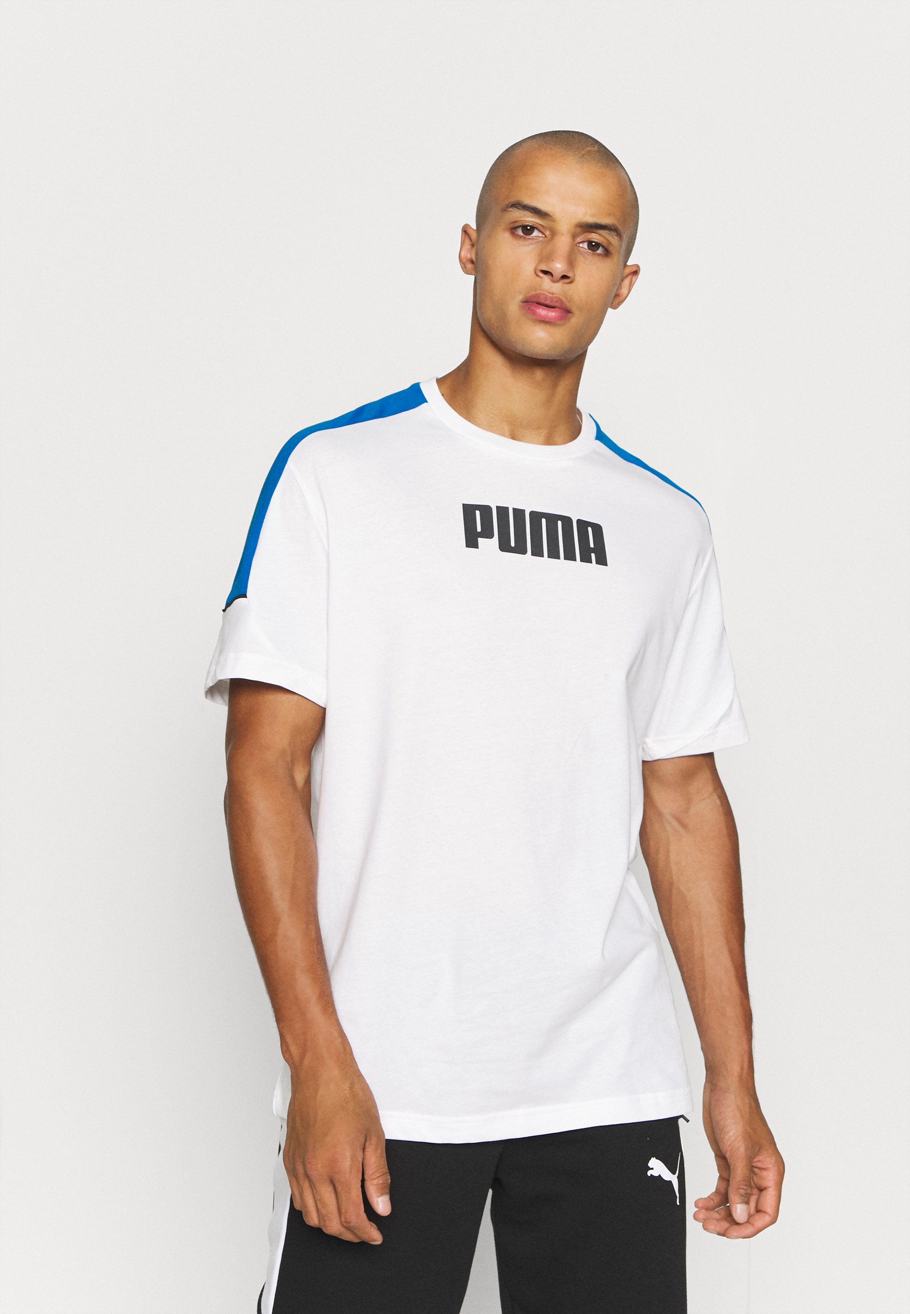 Puma MODERN SPORTS ADVANCED TEE - Print T-shirt - white - Zalando.de
