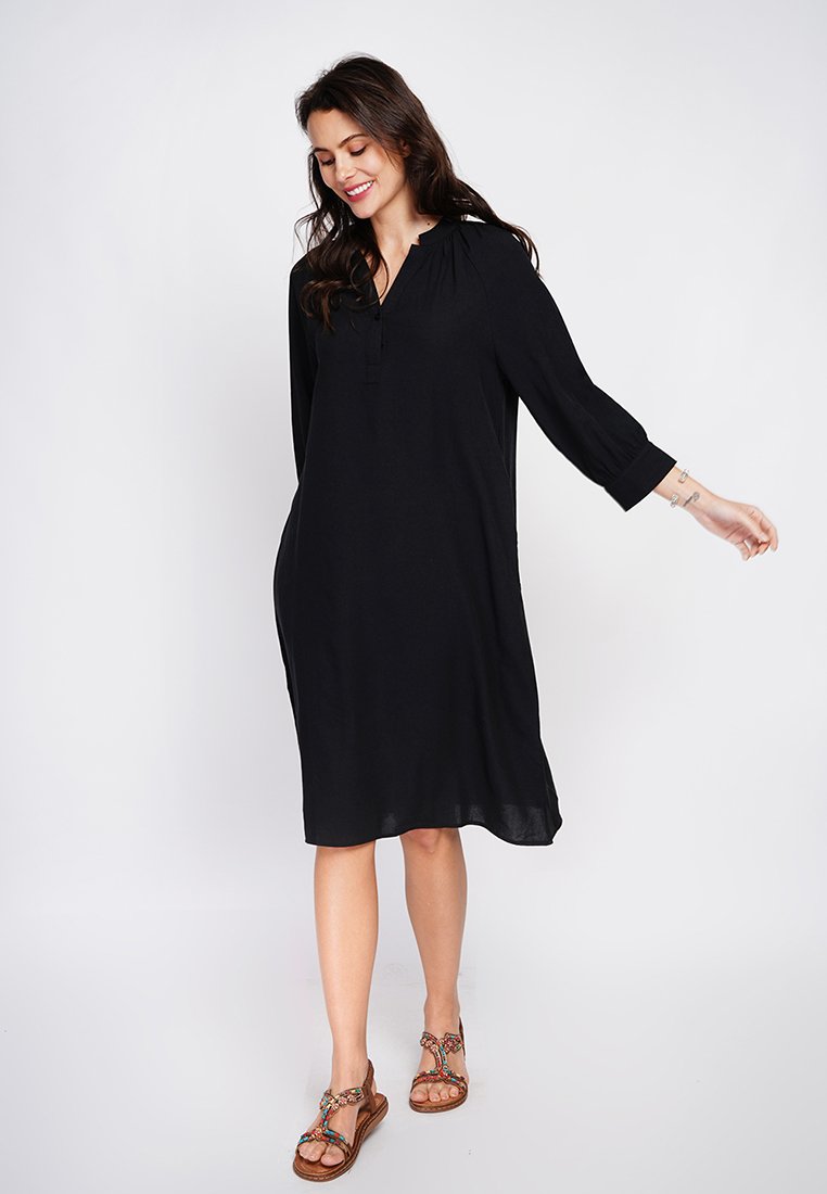 Le Jardin Du Lin Blousejurk zwart Le Jardin Du Lin Blousejurk zwart