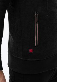 Ombre Mikina na zip - black