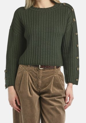 Jersey de punto - dark green