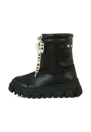 Stivaletti stringati - black