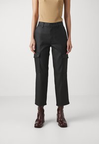 7 for all mankind - LOGAN - Hlačami s stranskimi žepi - black Miniaturna slika 1