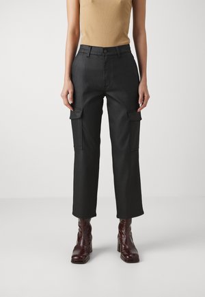 LOGAN - Cargo trousers - black