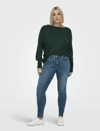 ONLY Carmakoma CARAIDA - Jersey de punto - scarab