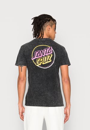 UNISEX OPUS IN COLOR TEE - Triko s potiskem - black acid wash