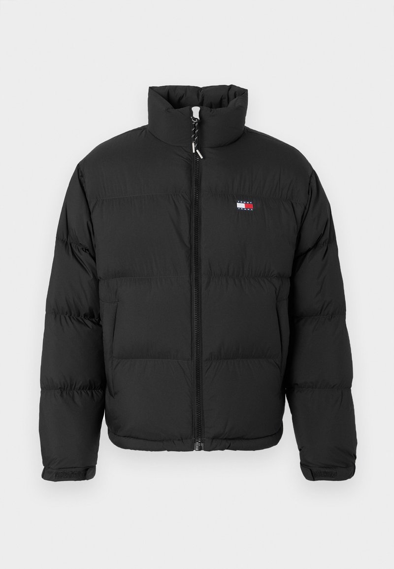 Tommy Jeans Gewatteerde jas zwart