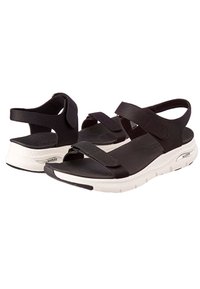 Skechers ARCH FIT TOURISTY - Sandalias de senderismo - black