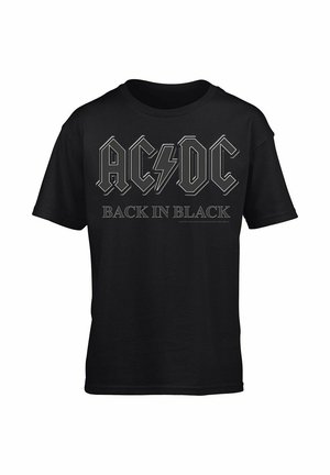 AC/DC BACK IN BLACK - T-shirts print - black