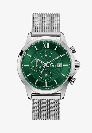 Lacoste NEO HERITAGE - Chronograph - silver/green/silberfarben