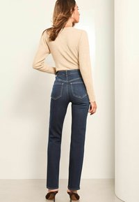 Lipsy HIGH WAIST - Tiesaus kirpimo džinsai - dark wash blue