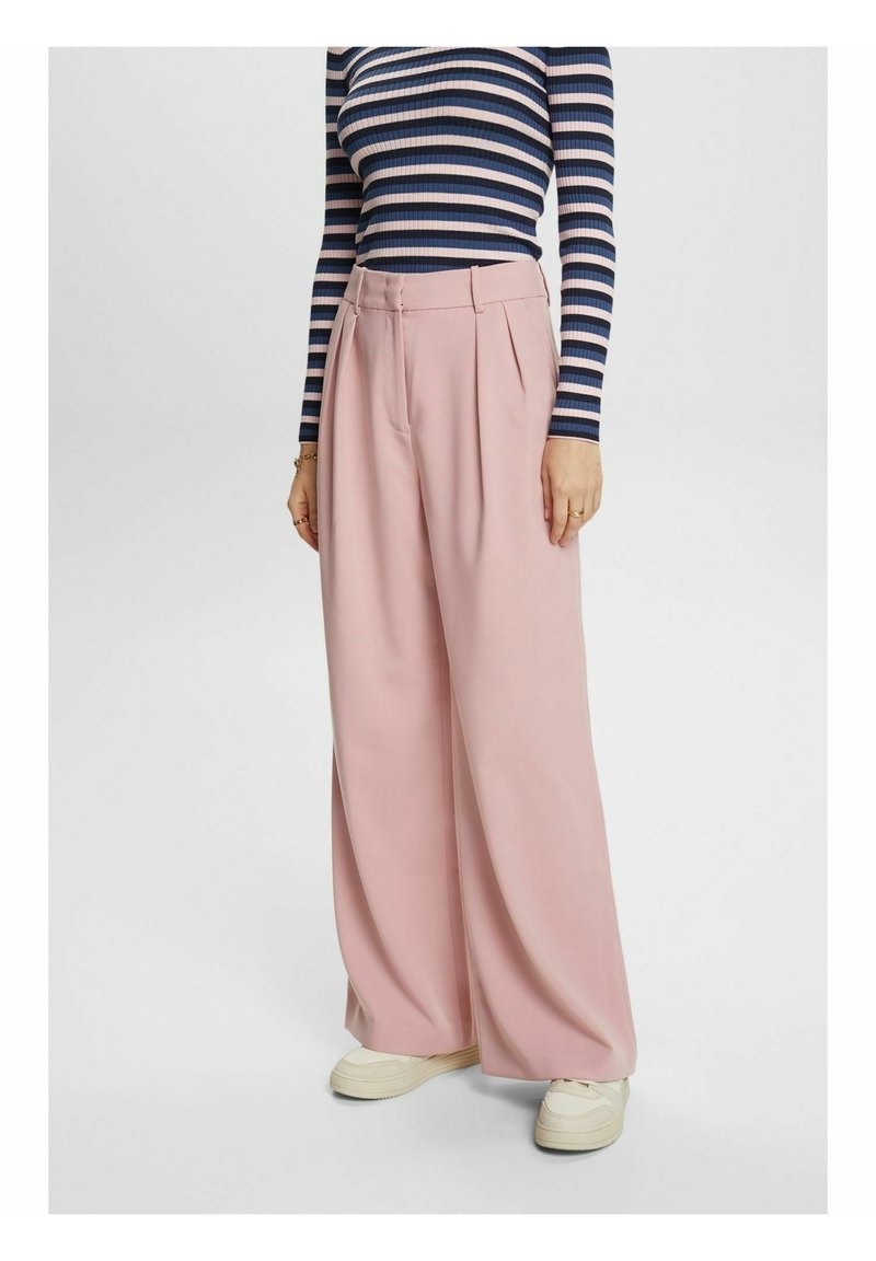 Esprit Collection Tygbyxor - mottled pink