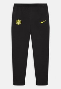 Nike Performance INTER MILAN PANT UNISEX - Pantalones deportivos - black/vibrant yellow