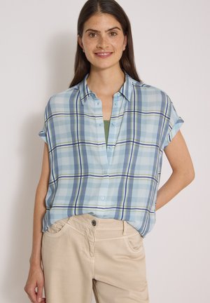 Cecil, DROPPED SHOULDER HEMDBLUSE MIT PRINT - Chemisier - easy blue