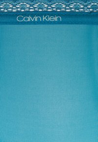 Calvin Klein Underwear THONG MICROFIBER EDGE LACE - Tanga - tapestry teal