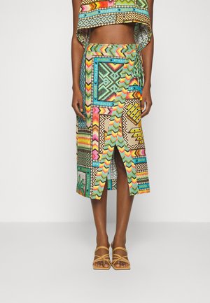MIDI SKIRT - A-line skirt - banana scarves