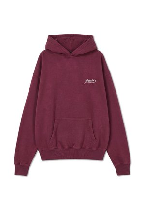 Pegador, MASSA OVERSIZED HOODIE - Kapuzenpullover - washed dark red