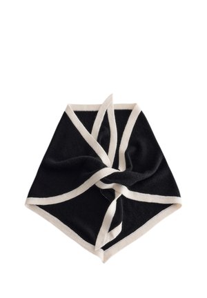 & OTHER STORIES, & OTHER STORIES SILK-CASHMERE TRIANGLE SCARF - Écharpe - black