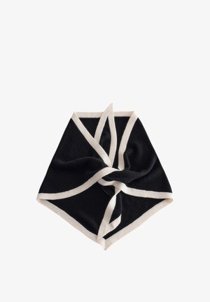 & OTHER STORIES, & OTHER STORIES SILK-CASHMERE TRIANGLE SCARF - Écharpe - black