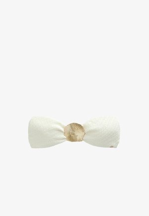 Next, REGULAR FIT - HARDWARE BANDEAU BIKINI TOP . - Bikini-Top - cream crinkle texture
