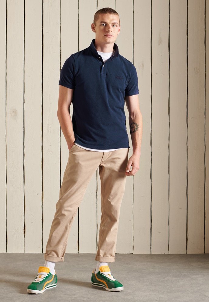 superdry classic pique