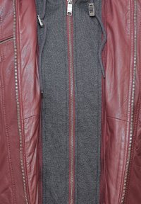 Maze Lederjacke - maroon
