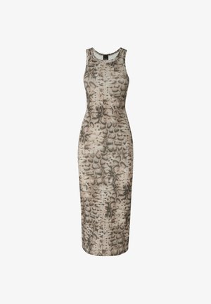Pinko, 106993-A3DP NOVOLI ABITO COSTINA STAMPA SNAKE - Vestido ligero - beige black