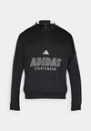 HOUSE OF TIRO HALF ZIP - Sweatshirt - black/white