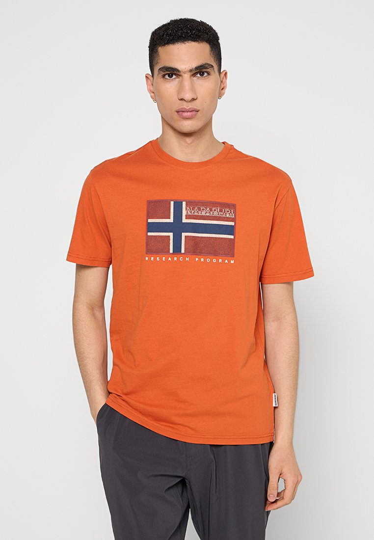 Napapijri T-shirt print oranje
