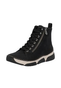 Rieker Bottines à lacets - schwarz