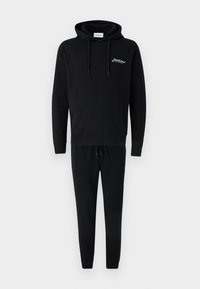 JJBEAU HOOD/PANT   - Tepláková súprava - black/white