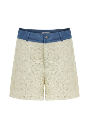 Twist, TWIST SHORT CROCHET SHORT - Shorts - ecru