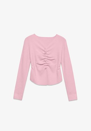 Vero Moda, KNITTED PULLOVER VMROSA KNIT CARDIGAN - Cardigan - parfait pink