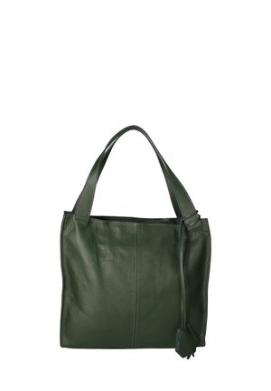 SHOULDER - Shopper - d verde scuro dark green