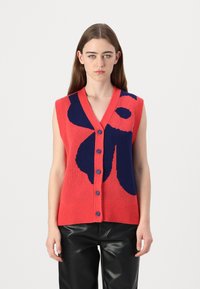 Marimekko - JAAVA UNIKKO - Waistcoat - blue/red Thumbnail Image 1