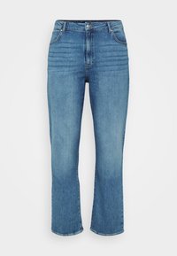 CARMEGAN WIDE - Wide leg - light blue denim