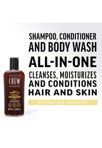 American Crew 3-IN-1 GINGER & TEA SHAMPOO, CONDITIONER, AND BODY WASH - Shower gel